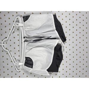 Victorias Secret VSX Sport Lined Shorts Running Active LARGE White